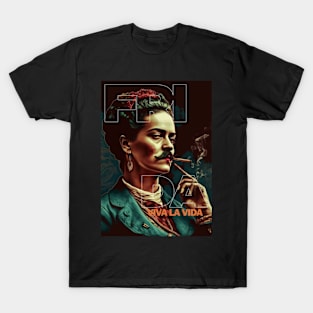 Frida Kahlo Celebrated Colors T-Shirt